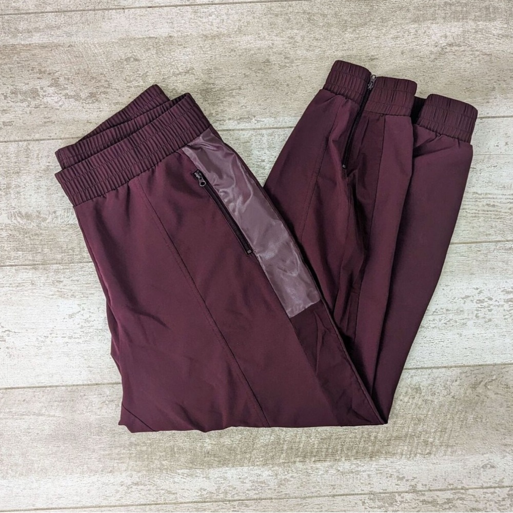 Victoria’s Secret Burgundy Jogger Pants with Zipper Pockets